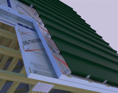 rigid insulation under metal roofing